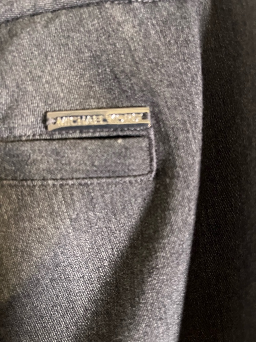 Michael Kors Women’s Gray Dress Pants Size 10 Straight Leg - Picture 6 of 7